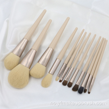 12pcs Makeup Brushes Wood Handle Makeup Brush Set